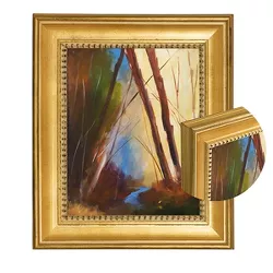 Stein Design Classique 12x16" Gold Leaf Wood Frame #55