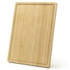Extra Large Carbonized Bamboo Long Cutting Board, Butcher Block Chopping Carving Board with Juice Groove for kitchen, Turkey, Meat, Vegetables, BBQ - 2 of 4
