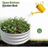 TUYOHW Metal Raised Garden Bed,Round Outdoor Planter Box for Vegetables Herbs Flowers,Galvanized Rust-Proof Elevated Planting Box - 2 of 4