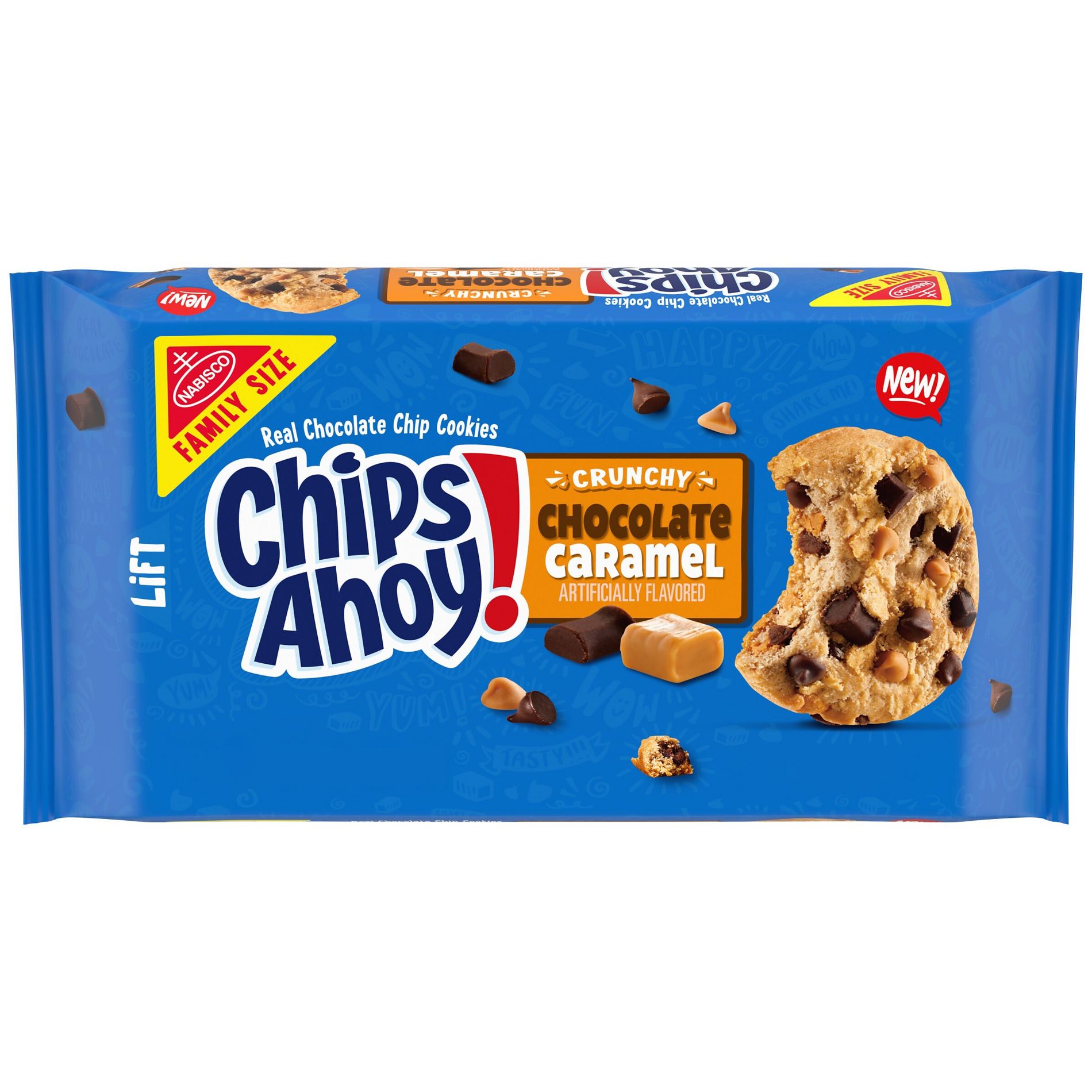Chips Ahoy! Chunky Chocolate Cookie Caramel Family Size - 13.88oz
