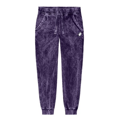 Dalix Ghost Embroidery Washed Midweight Jogger Fleece Sweatpants Soft Lounge Pant Drawstring Waistband Pockets Mens
