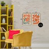 Stupell Industries Midcentury Flower Abstracts 2pc Floating Frame Art Set - 3 of 4
