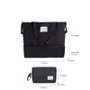Gulches Gulches 5-Piece Durable Hard Case Luggage Set (20"/24"/28"/Travel Bag/Toiletry Bag) - Color Matching Black - 3 of 4