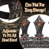 Underwraps King's Pewter Adjustable Foam Crown Adult Costume Accessory - 4 of 4