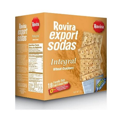 Rovira Wheat Soda Crackers - 20.5oz/6ct