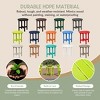 WestinTrends All-Weather Outdoor Patio Round Poly Adirondack Side Table - 4 of 4