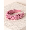 Shiraleah Knotted Sequins Headband, Pink - 2 of 3