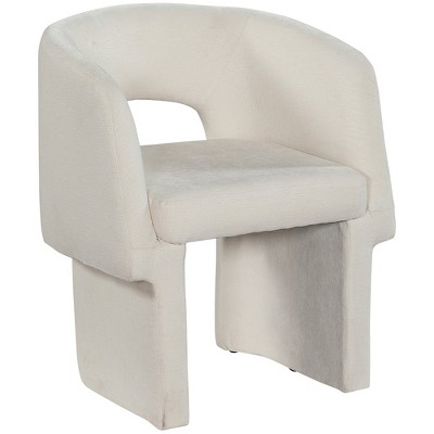 Meridian Furniture,Emmet Chenille Fabric Dining Chair / Accent Chair