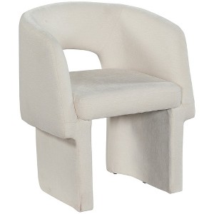 Meridian Furniture,Emmet Chenille Fabric Dining Chair / Accent Chair - 1 of 4