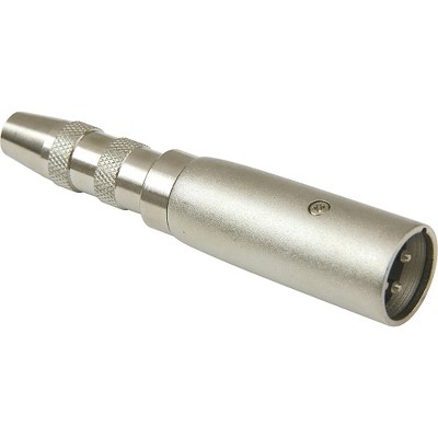 American Recorder Technologies XLR Male to 1/4" Female Mono Adapter Nickel