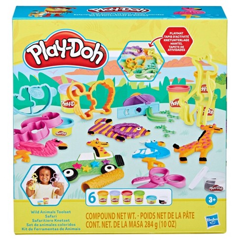 Hasbro Play-Doh Fundamentals - 9 Shape Tools plus 6 Colors of Play Dough
