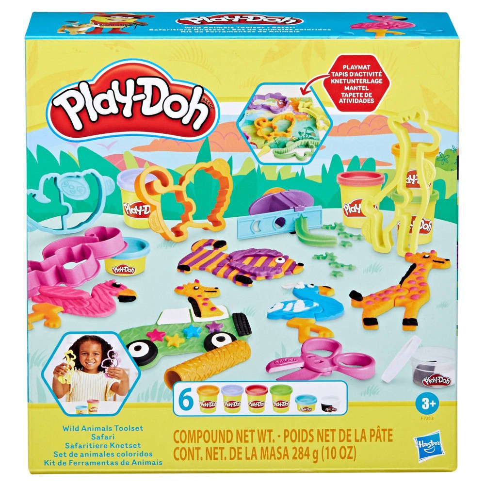 Play-Doh Wild Animals Safari Toolset - 20pc