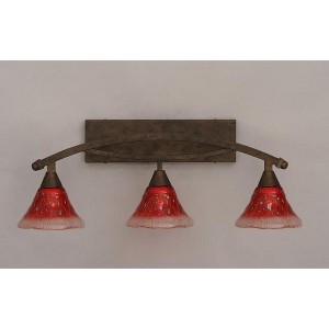 Toltec Lighting Bow 3 - Light Vanity in  Bronze - 1 of 1