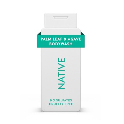 Native Body Wash for Men & Women - Sulfate Free - Palm Leaf & Agave - 18 fl oz