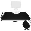 Salon Chair Cushion, 3 Feet x5 Feet - Large Square Anti-slip Floor Mat, Office Furniture, Comfortable to Stand on, Durable, Black - 2 of 4