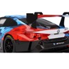 BMW M4 GT3 EVO Presentation #1 White with Carbon, Blue and Red Graphics 1/18 Model Car by Top Speed - 4 of 4