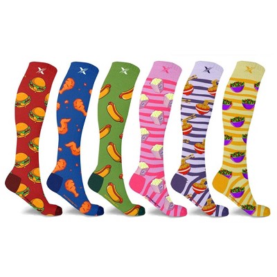 Extreme Fit Food Lovers Expressive Knee-high Compression Socks