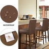 PiccoCasa Waterproof PU Leather Pub Counter Height Side Chair Covers with Elastic Band - 4 of 4