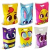 JOYIN 72 Pcs Easter Large Plastic Tote Bags Easter Goodie Treat Gift Bags with Handles for Egg Hunt - 3 of 4