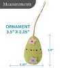 Park Designs Wool Felt Easter Hanging Ornament Set - 4 of 4