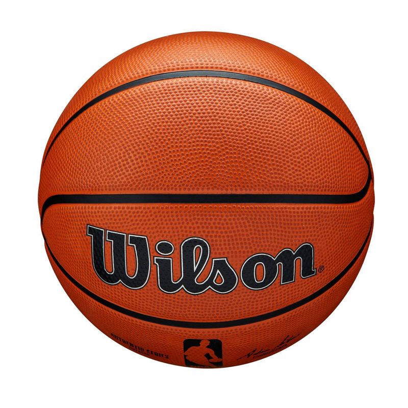 Wilson NBA Authentic Series Outdoor 29.5&#34; Basketball - Brown, 5 of 12