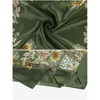Elerevyo Women's Satin Large Paisley Symmetric Silk Square Scarf Head Wrap Bandanas 35.4" X 35.4" - 4 of 4
