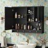 Grungis Wall Mounted Bathroom Storage Cabinet,Medicine Cabinet with Mirror Door and Adjustabl Shelf,36'' Mirror Cabinet for Bathroom - 2 of 4