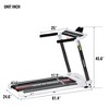 FIONECA Foldable Compact Treadmill with 3.5HP Motor, Bluetooth & App Control, 330 LB Capacity - 4 of 4