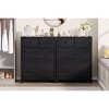 29" 5 Drawer Dresser with Deep Drawers & Metal Knobs, Modern Wooden Chest for Bedroom, Entryway & Kids Room - 3 of 4