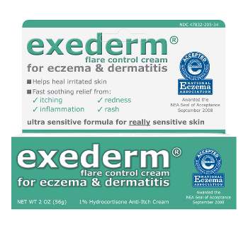 Exederm Flare Control 1% Hydrocortisone Fragrance free Anti Itch Cream 2oz