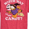 Men's - Garfield - Halloween Witch Way To The Candy Short Sleeve Graphic T-Shirt - 2 of 4