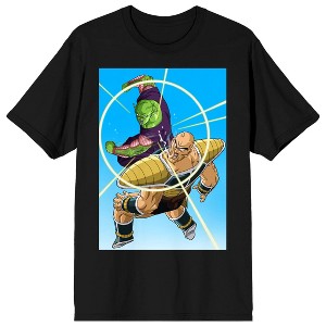 Dragon Ball Z Piccolo and Nappa Characters Black Graphic Tee - 1 of 2