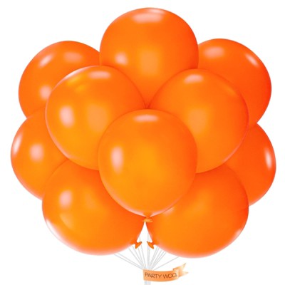 PartyWoo Balloons Orange Fall Tangerine 18 Inch 20 pcs