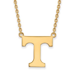 Black Bow Jewelry 10k Yellow Gold Tennessee Volunteers NCAA Necklace 18 Inch - 1 of 4