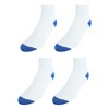 CTM Men's Cotton Blend Ankle Socks (4 Pair Pack) - 2 of 4