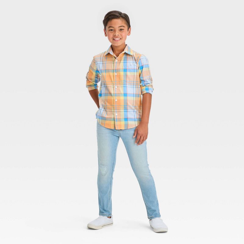 Boys' Ultimate Stretch Tapered Jeans - Cat & Jack™, 4 of 6
