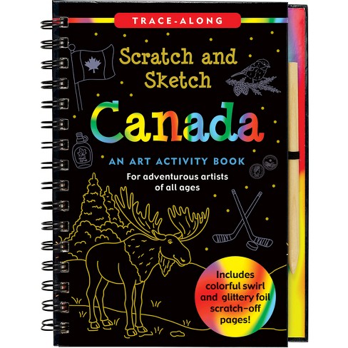 Scratch & Sketch Canada - by Talia Levy (Spiral Bound)