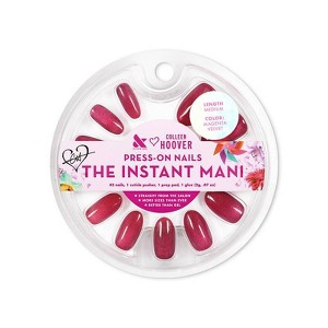 Olive & June Press-On Fake Nails - M Oval - Magenta Velvet - 42ct - 1 of 4