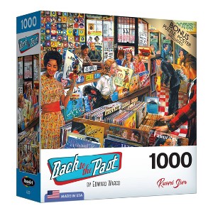 RoseArt Back to the Past Record Store Jigsaw Puzzle - 1000pc - 1 of 4