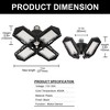 DORESshop 5 in. 1-Light Chrome Crystal Cylinder Semi Flush Mount Ceiling Light Fixture for Foyer Closet Entryway Kitchen Bedroom - 4 of 4