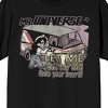Steven Universe Let Me Drive My Van Into Your Heart Adult Black Crew Neck Short Sleeve T-shirt - 2 of 3