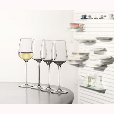 Spiegelau Willsberger Lead-Free Crystal White Wine Glasses Set of 4