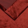 Kate Aurora Royal Living 2 Pack Beaded Tassel Trimmed Rod Pocket Velvet Window Valances - 2 of 4