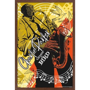 Trends International Charlie Parker - Music Notes Framed Wall Poster Prints - 1 of 4