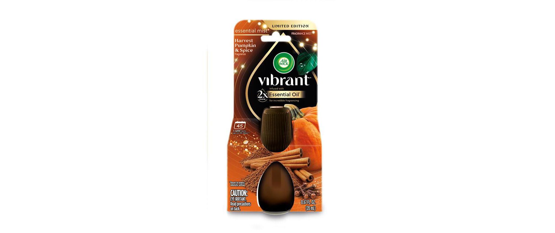 Air Wick 0.67 fl oz Essential Mist - Harvest Pumpkin & Spice