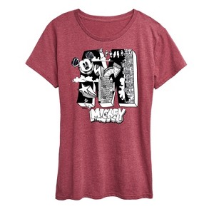 Women's - Disney - Mickey Mouse Short Sleeve Graphic T-Shirt - 1 of 4