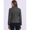 INSPIRE CHIC Women's Notched Lapel Double-Breasted Pea Coat - 4 of 4