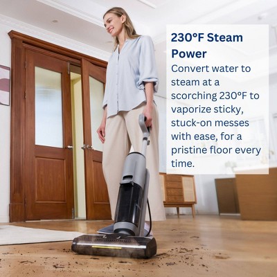 Tineco GO H2O Gray Steam Floor Washer with Long Cord