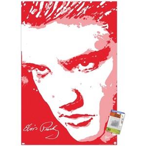 Trends International Elvis Presley - Red Unframed Wall Poster Prints - 1 of 4