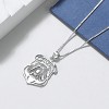 Bulldog Sterling Silver Dog Necklace Earrings Set Womens Ginger Lyne Collection - 3 of 4